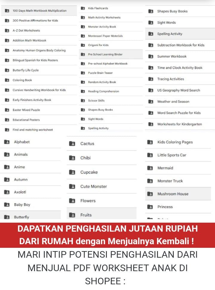 Lembar Kreatif Anak